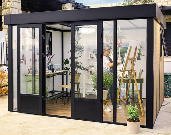 Palram - Canopia Copenhagen 9x12 Studio Kit