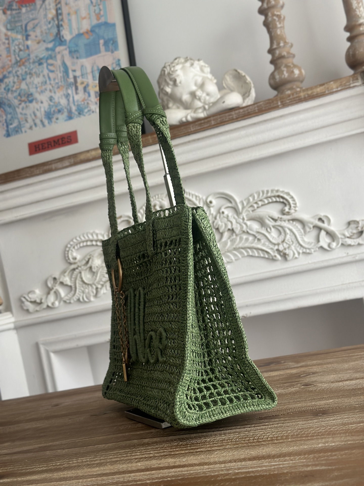 [TOP] Chloe Summer Banana Bag 37*26*13.5cm - Green - 711 Luxury