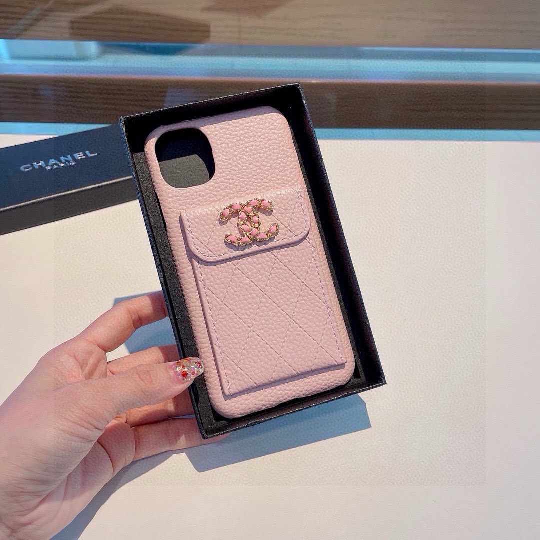 [TOP] CHANEL Phone Case - Pink - 711 Luxury