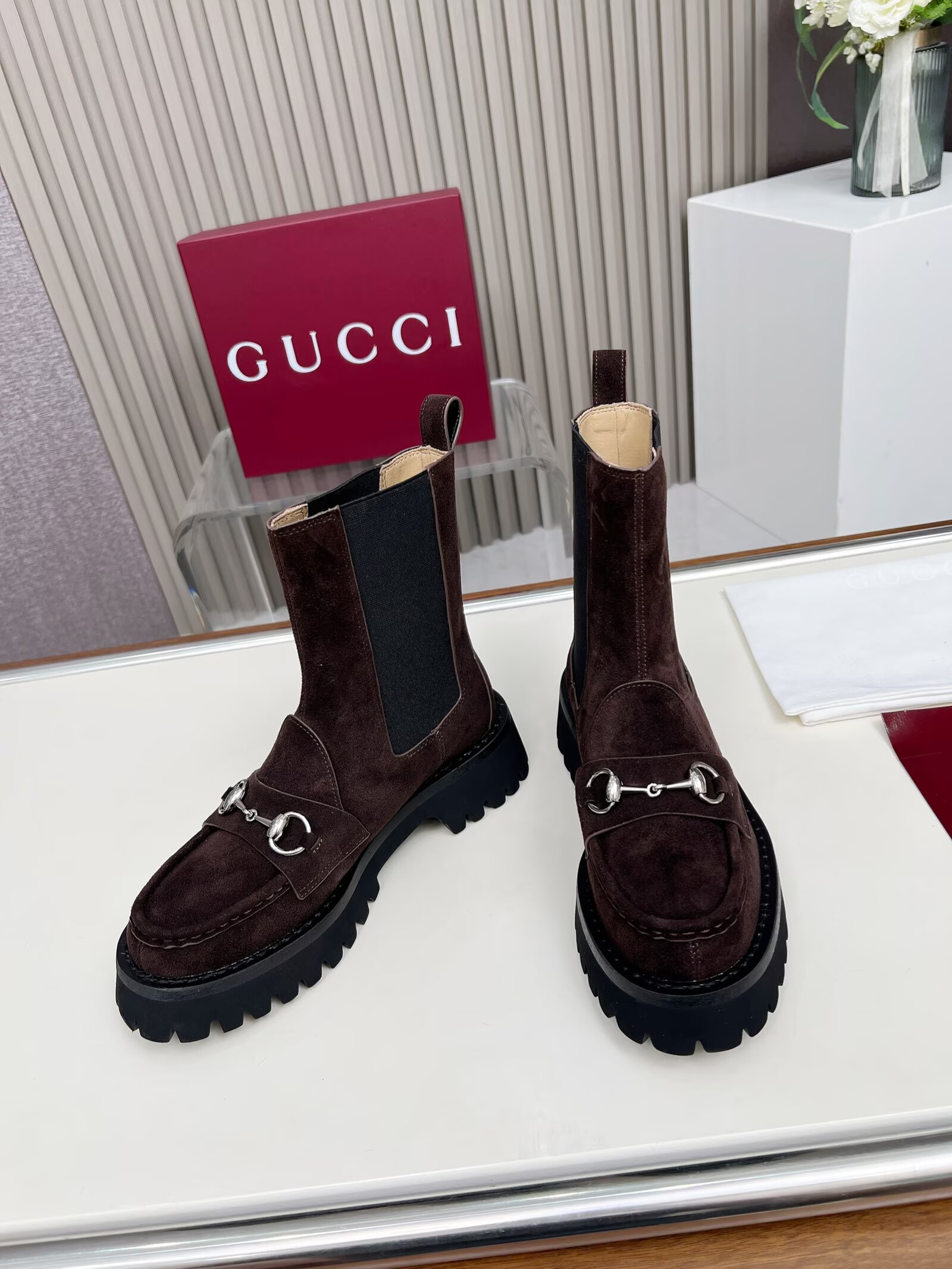 [TOP] GUCCI Boots - Brown - 711 Luxury