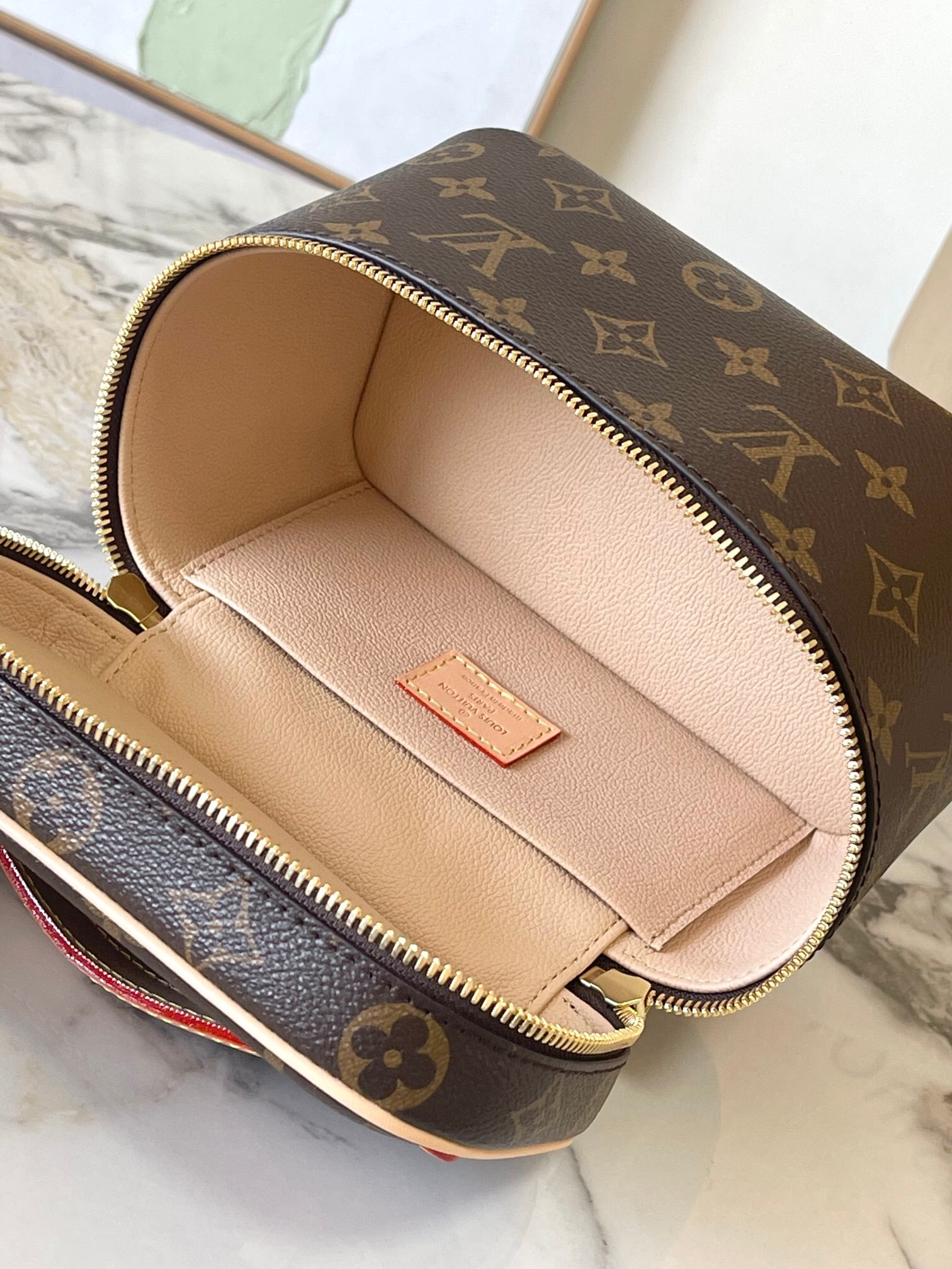 [TOP] Louis Vuitton LV Vanity Case 20x13.5x12cm - Brown - 711 Luxury