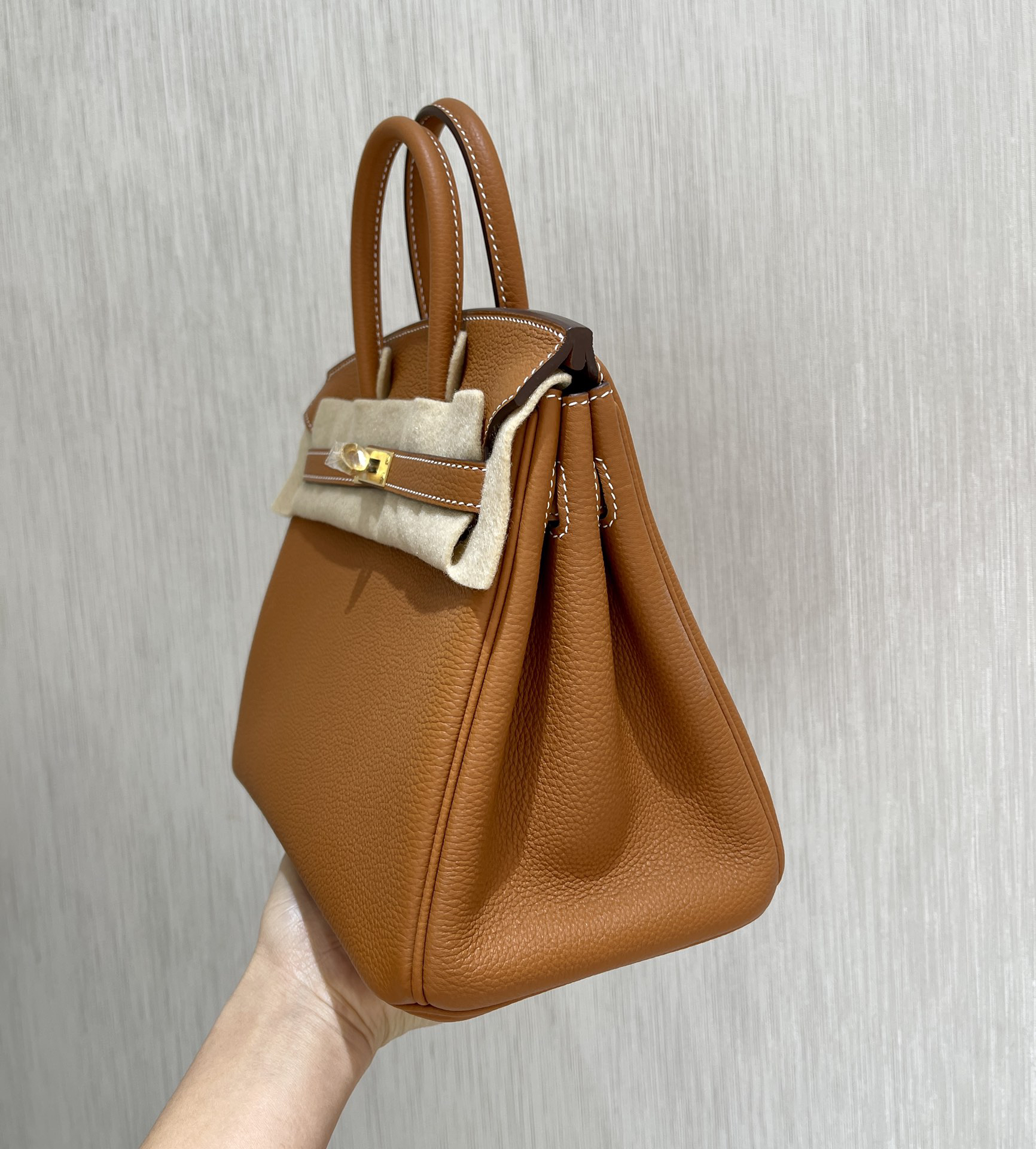 [TOP] HERMES Birkin Togo Leather 25cm - Gold & GHW