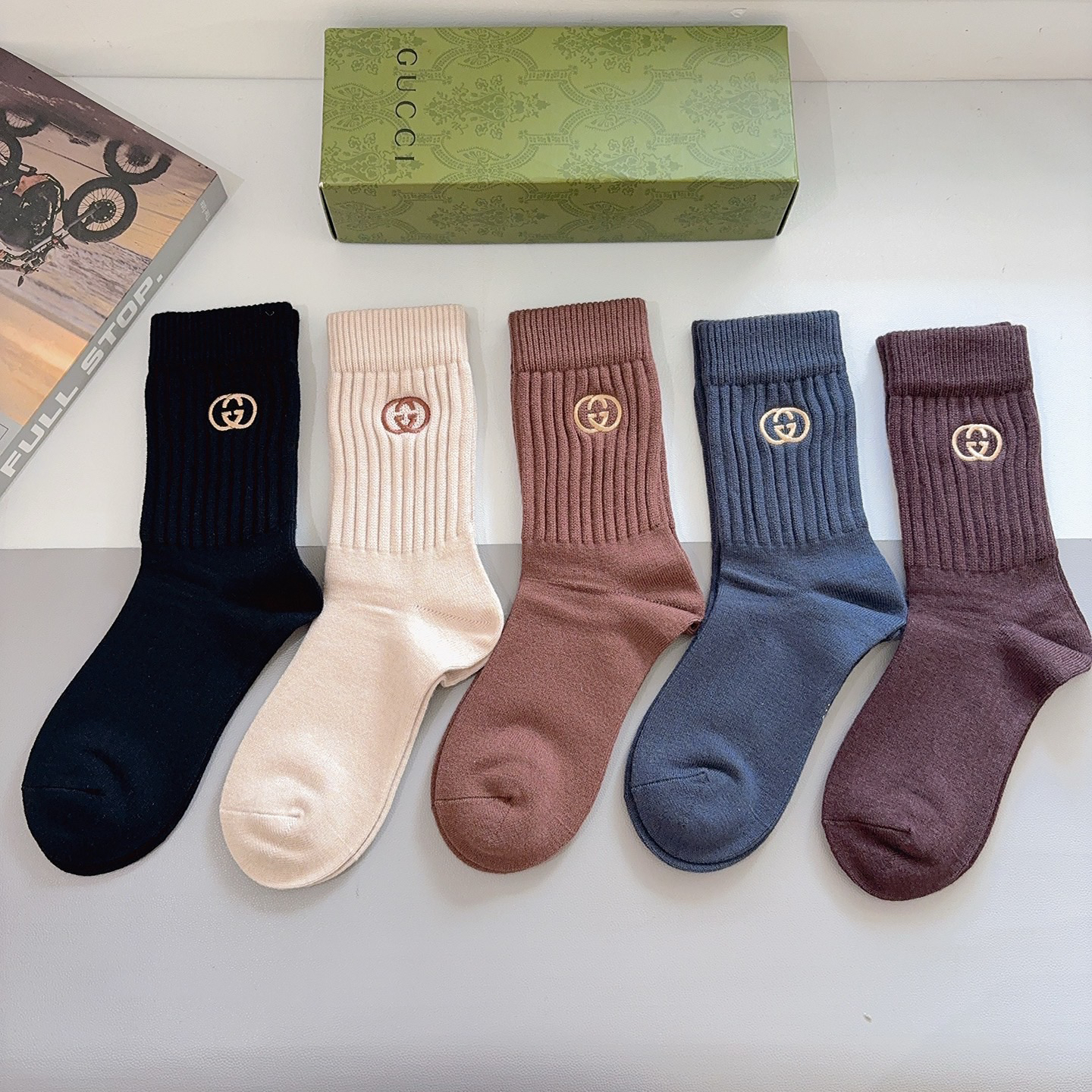 [TOP] GUCCI Socks - 5 Pieces as a Set - 711 Luxury