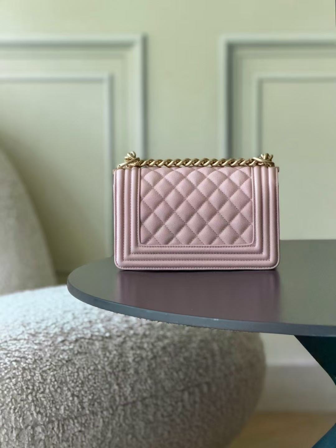 [TOP] CHANEL Le Boy Bag 20cm - Pink - 711 Luxury