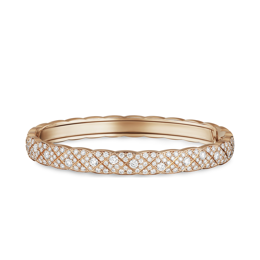 Chanel beige Jewelry CHANEL Coco Crush bracelet BEIGE GOLD Diamond J13651 #394370 | Nigo Office