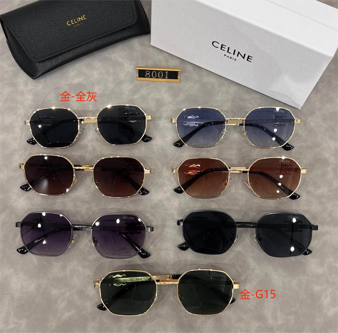 [TOP] CELINE Sunglasses - 7 Colors - 711 Luxury