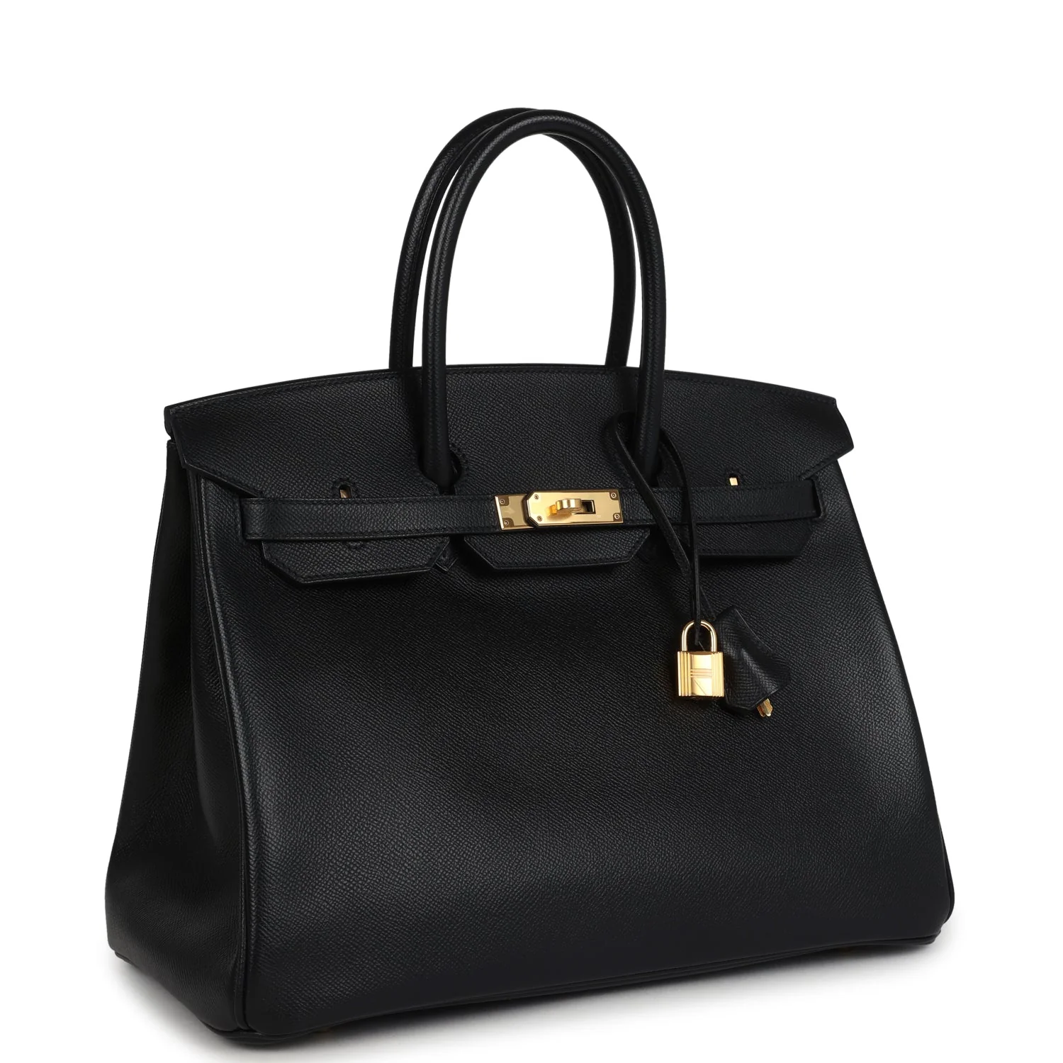 Hermes BirkinBlack Epsom Gold Hardware
