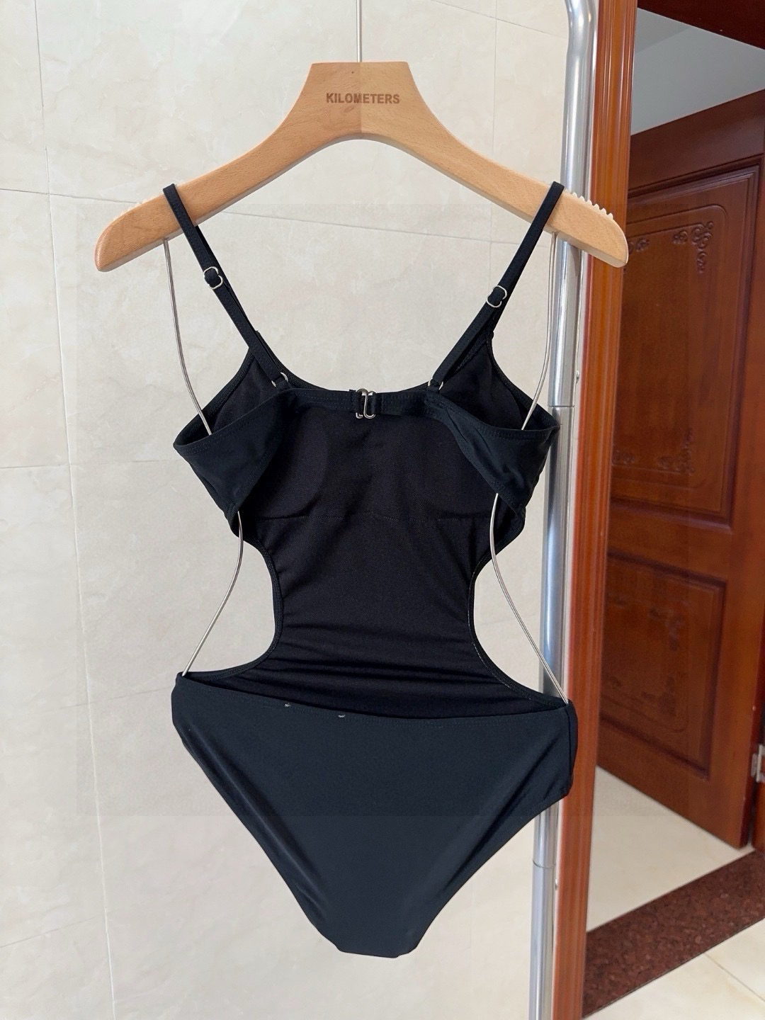 [TOP] Miu Miu One-Piece Swimsuit - Black - 711 Luxury