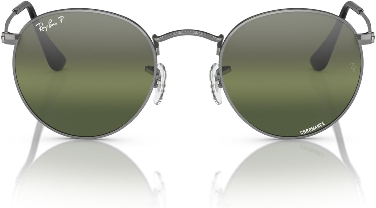 Ray-Ban Unisex Rb3447 Round Metal Round Sunglasses