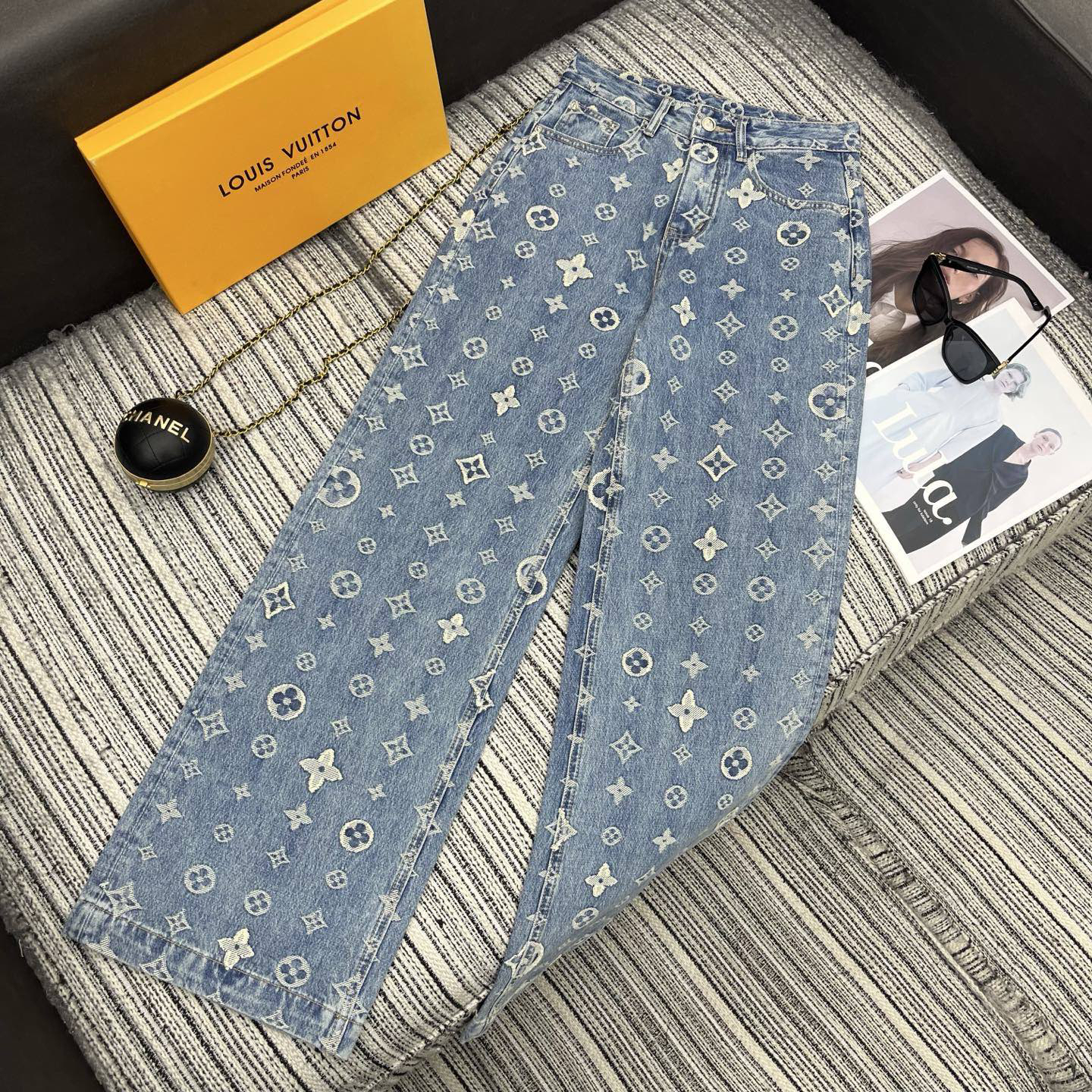 [TOP] Louis Vuitton LV Pants - Blue
