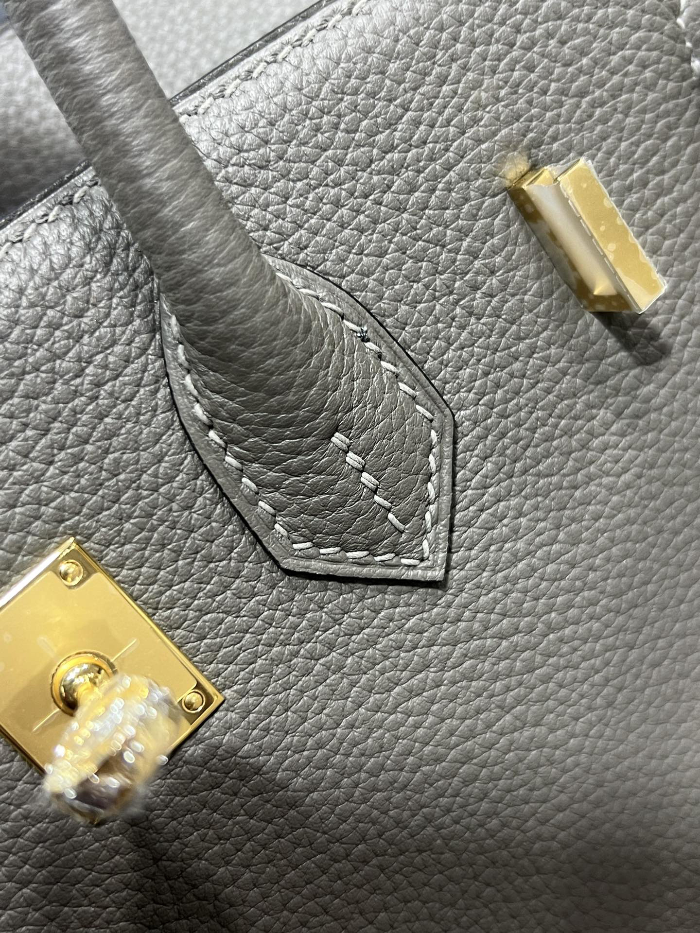[TOP] HERMES Birkin Togo Leather 25cm/30cm - Etain & GHW