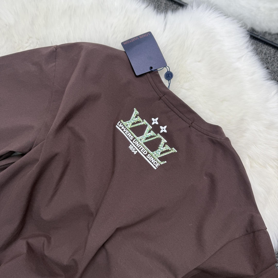[TOP] Louis Vuitton LV T-shirt - Brown