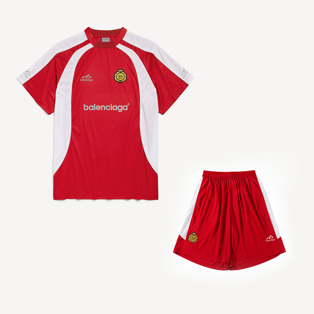 Balenciaga Soccer Oversized T-shirt Shorts #389620