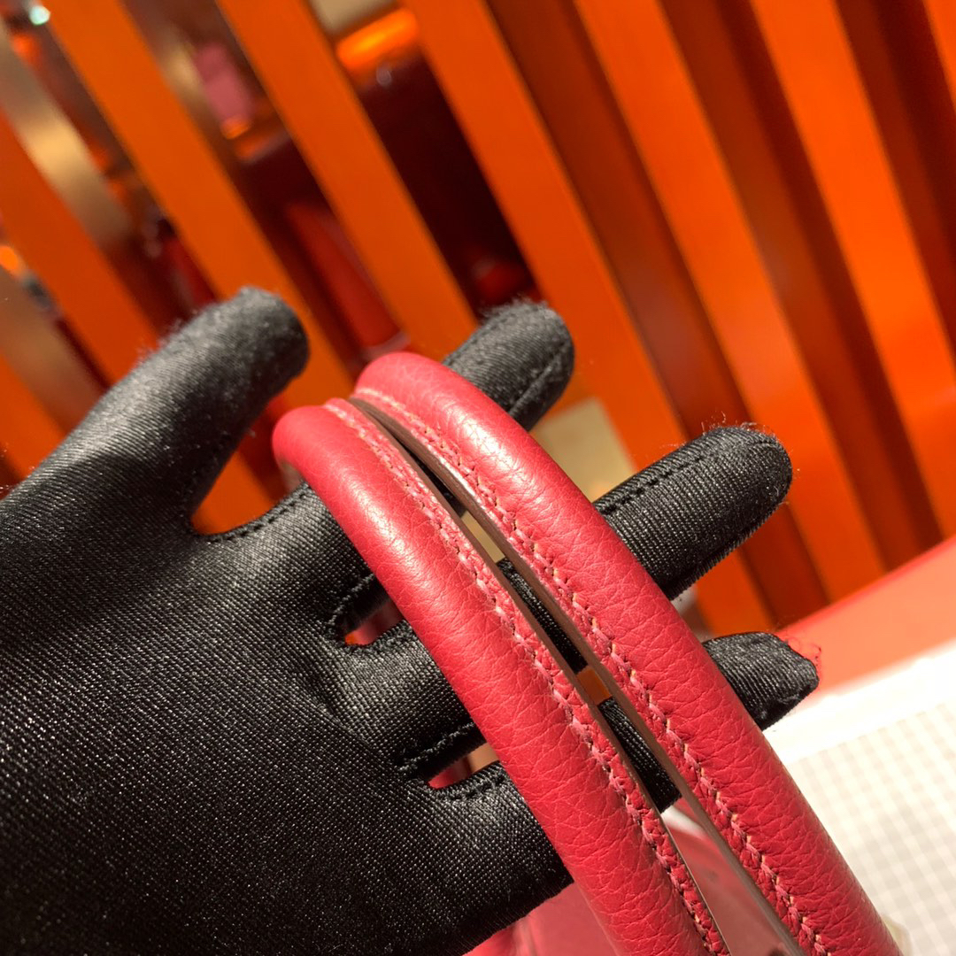 [TOP] HERMES Birkin Togo Leather 30cm - Rubis & SHW