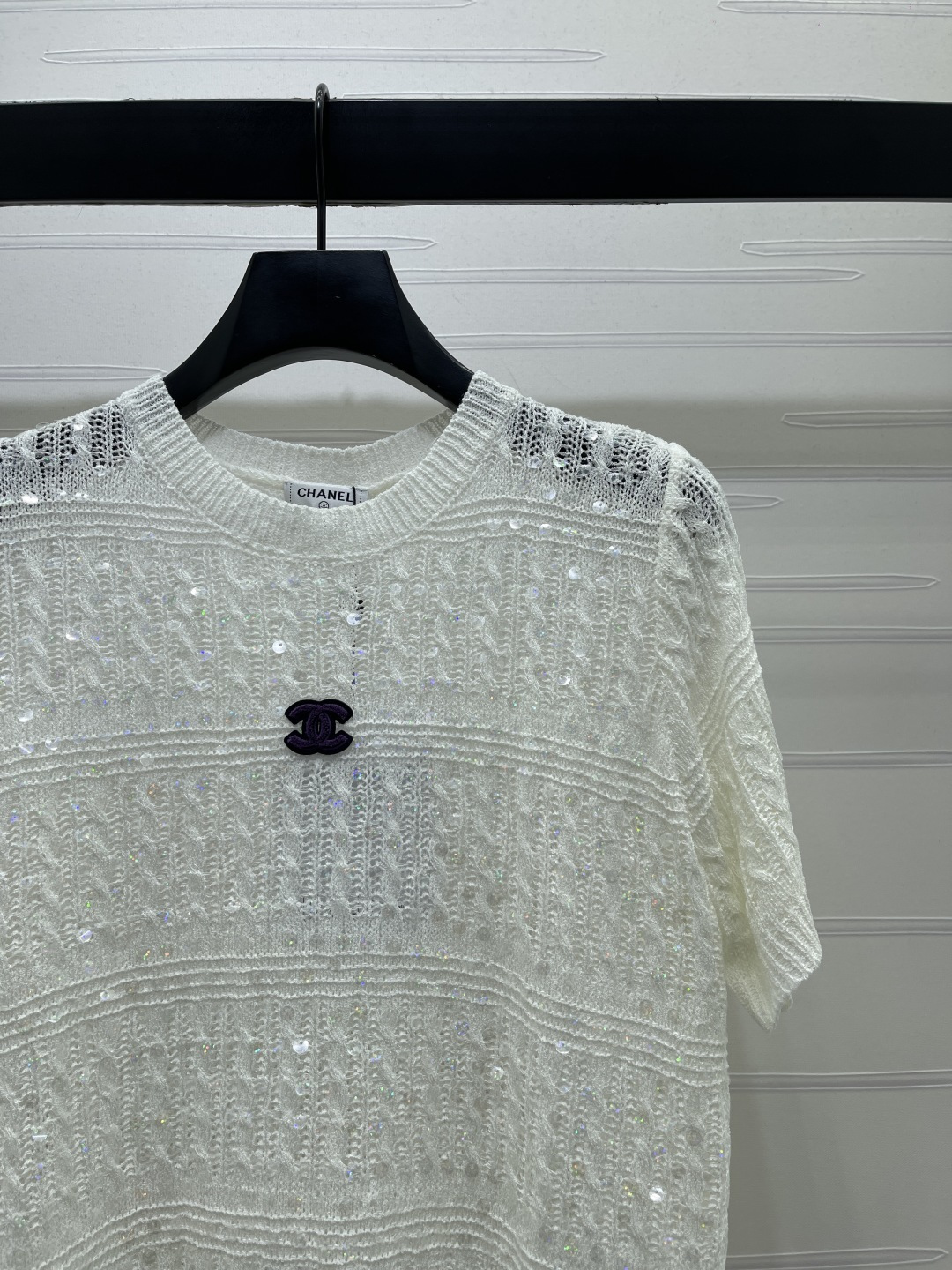 [TOP] CHANEL Knit Top - White - 711 Luxury