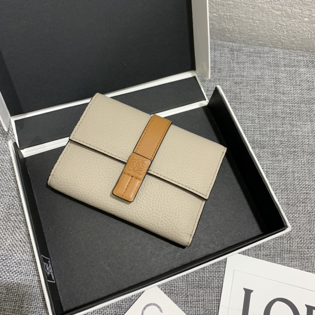 [TOP] LOEWE Wallet 12*8.5 cm - Beige - 711 Luxury