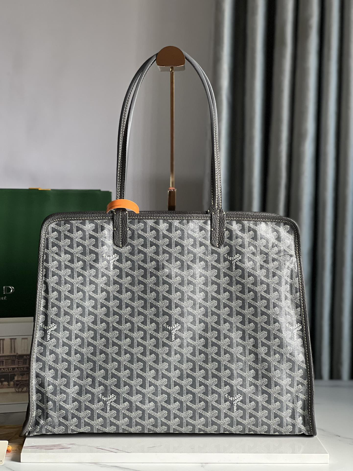[TOP] Goyard Hardy Bag 40*17*31cm  - Grey - 711 Luxury