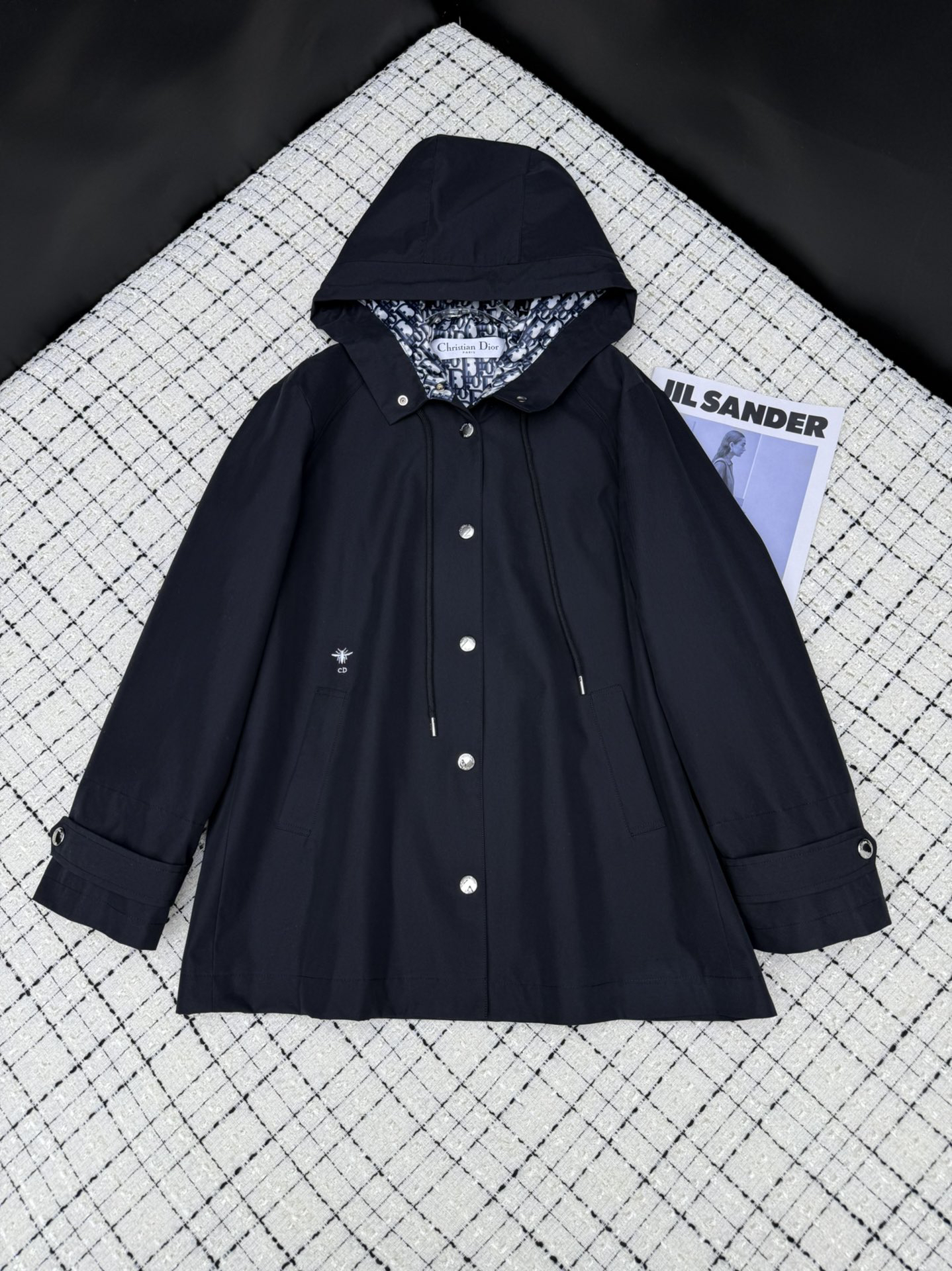 [TOP] Christian Dior Trench Coat - Black