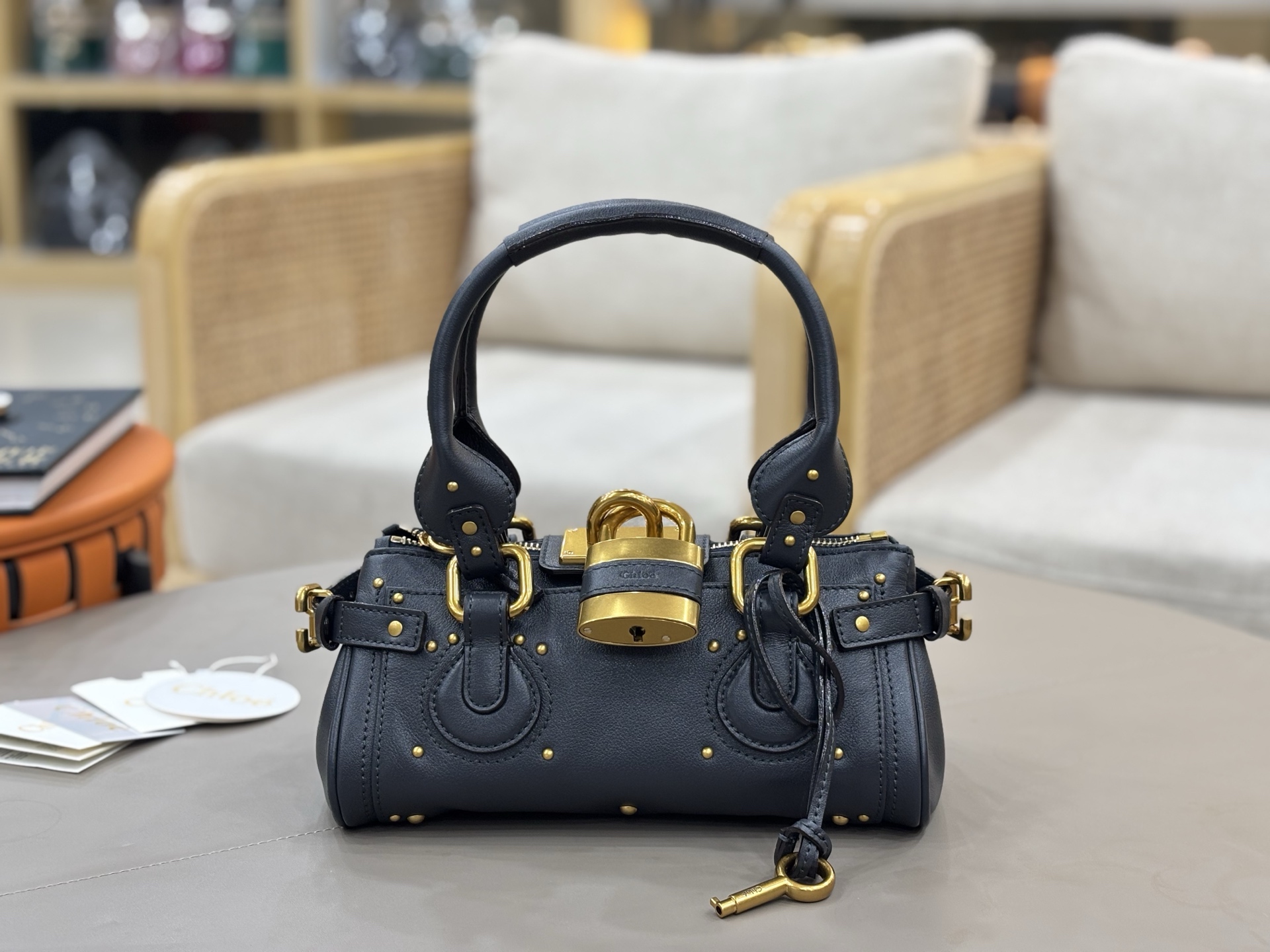 [TOP] Chloe Paddington Bag 26*12*12cm - Blue - 711 Luxury
