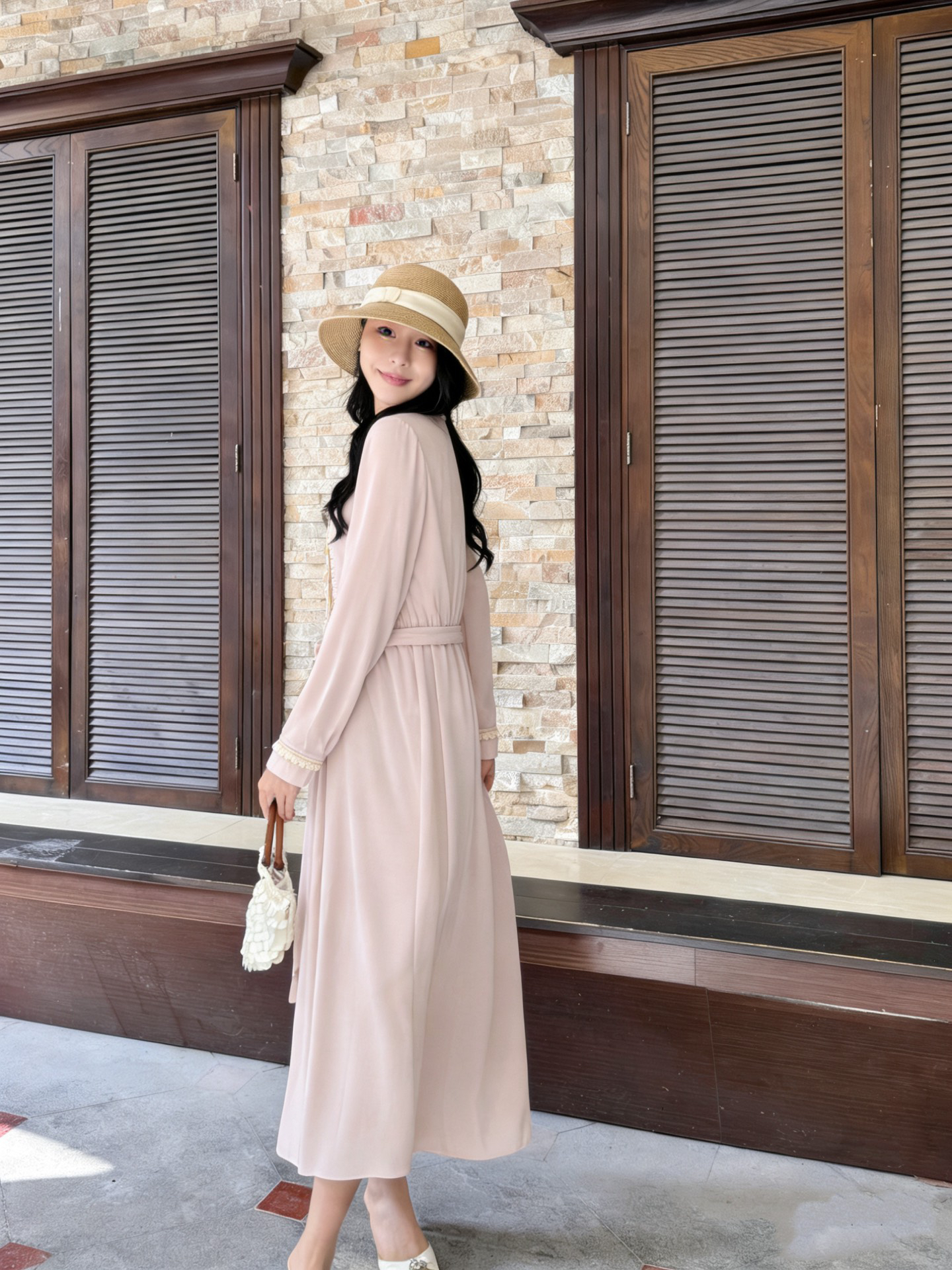 [TOP] Louis Vuitton LV Dress - Pink