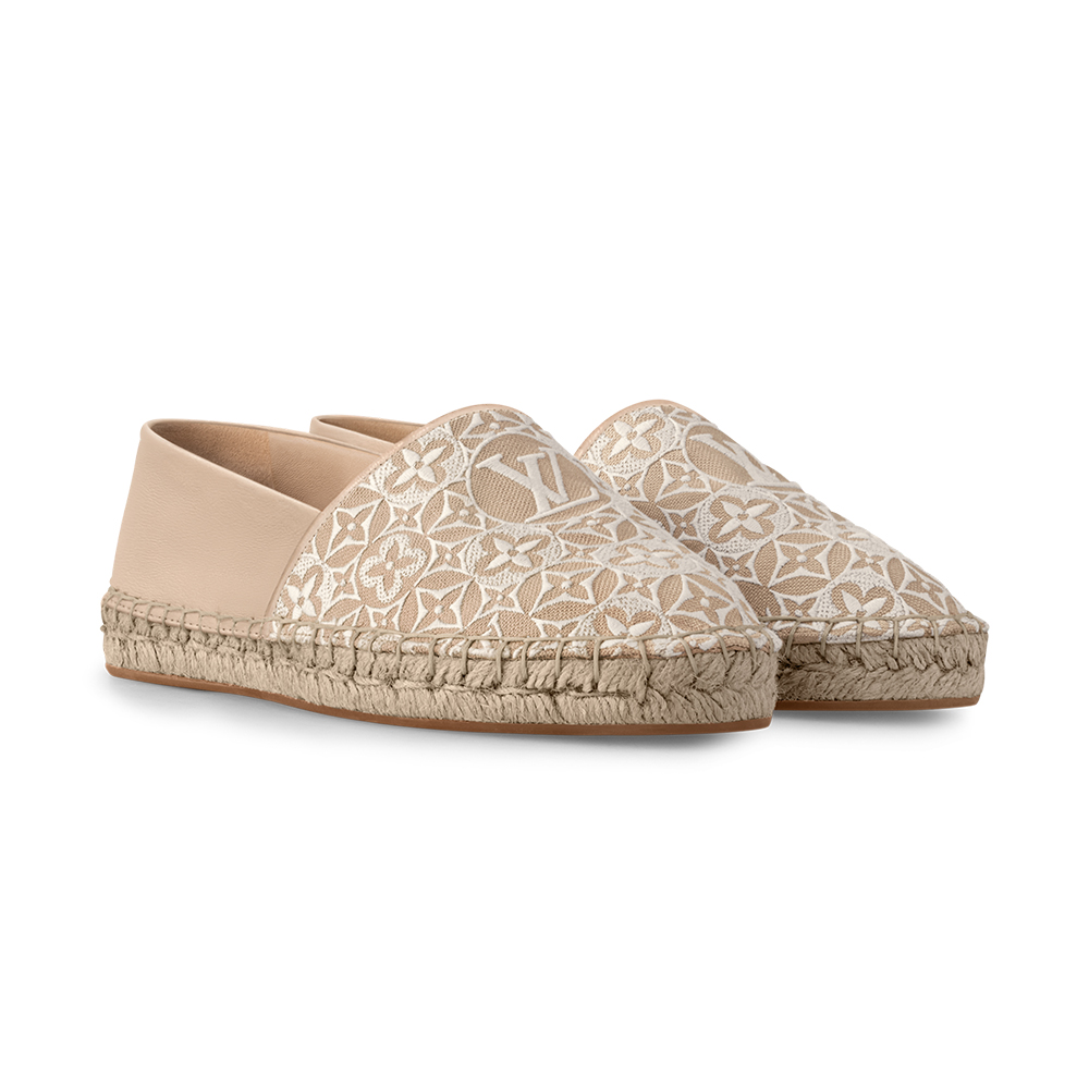 LOUIS VUITTON Helios Flat Espadrille Women Shoes