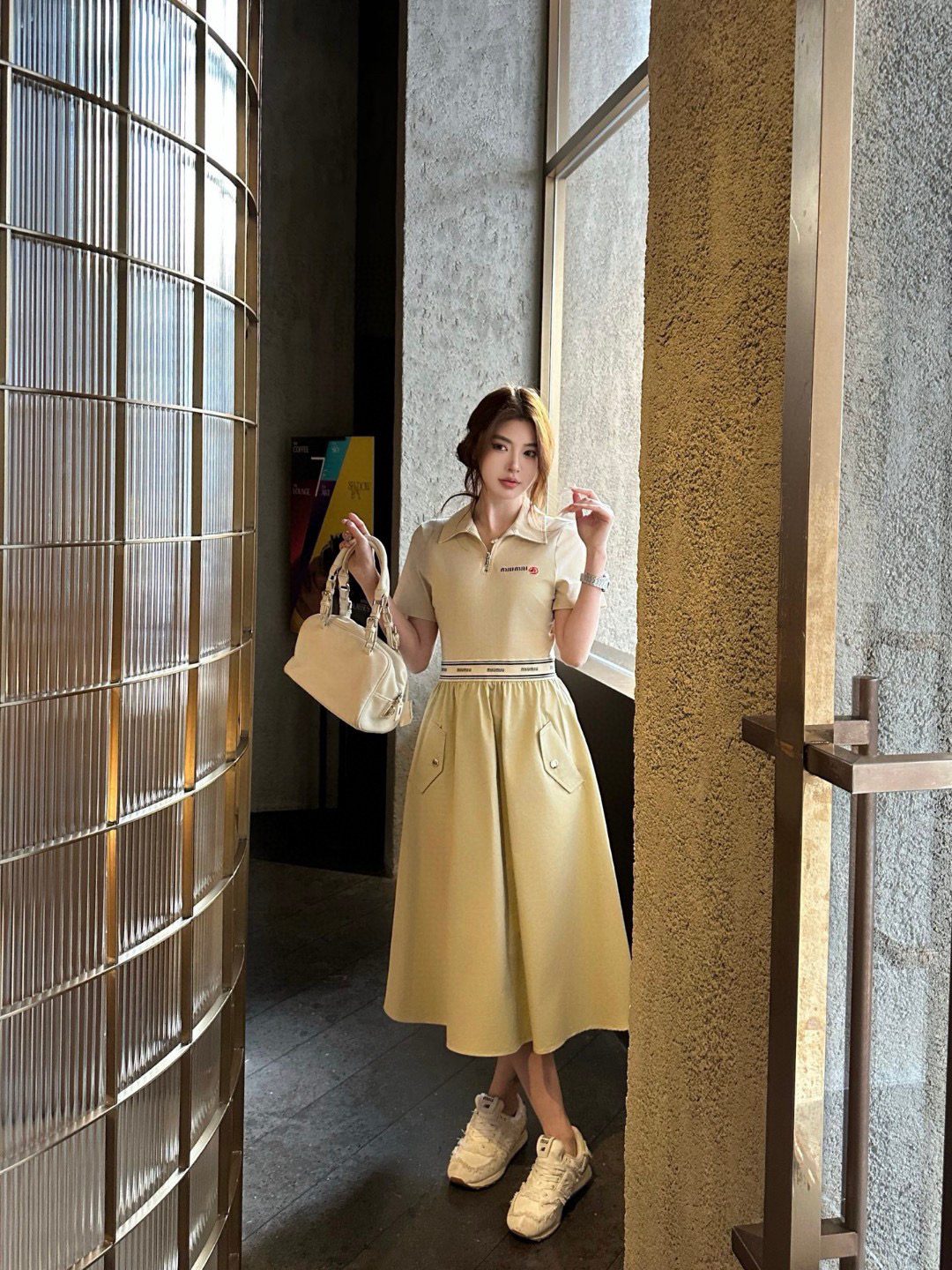 [TOP] Miu Miu  Dress -Beige