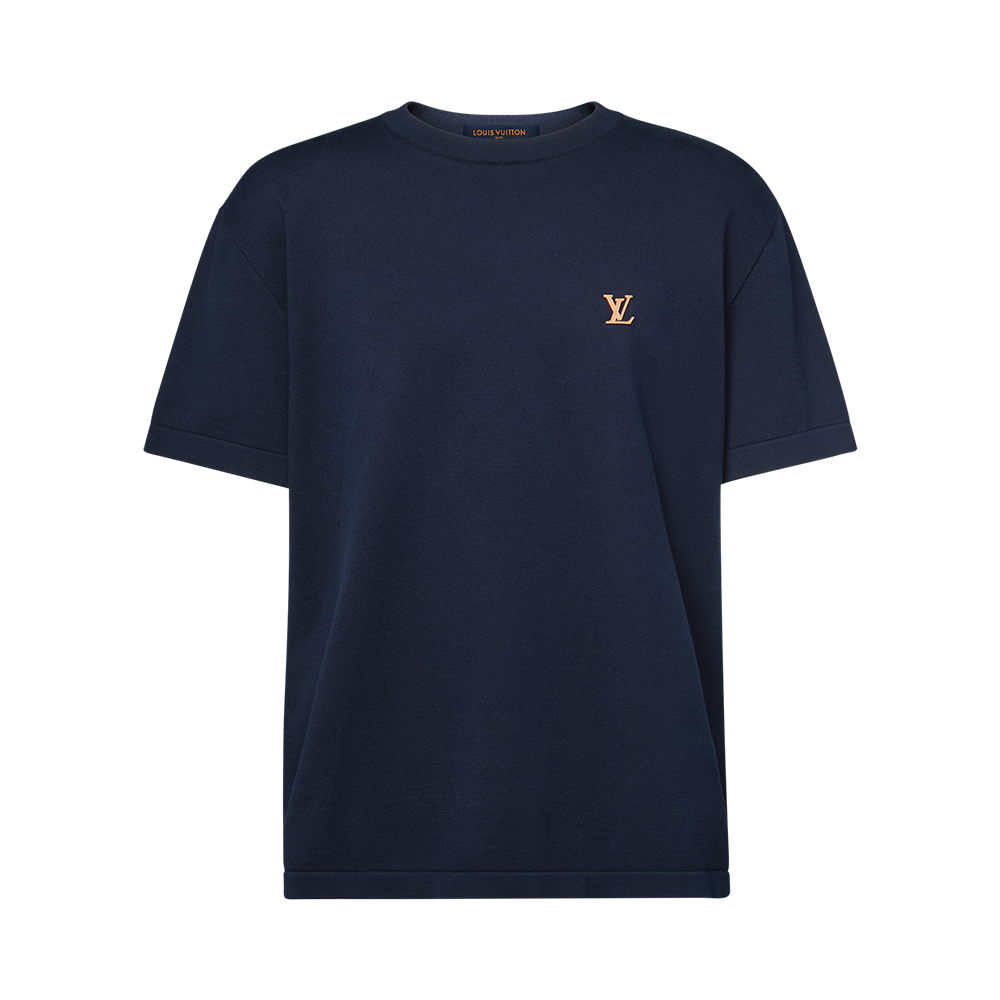 Louis Vuitton Accessory LOUIS VUITTON Short-Sleeved Crewneck With Signature 1AK70W #390365 | Nigo Office