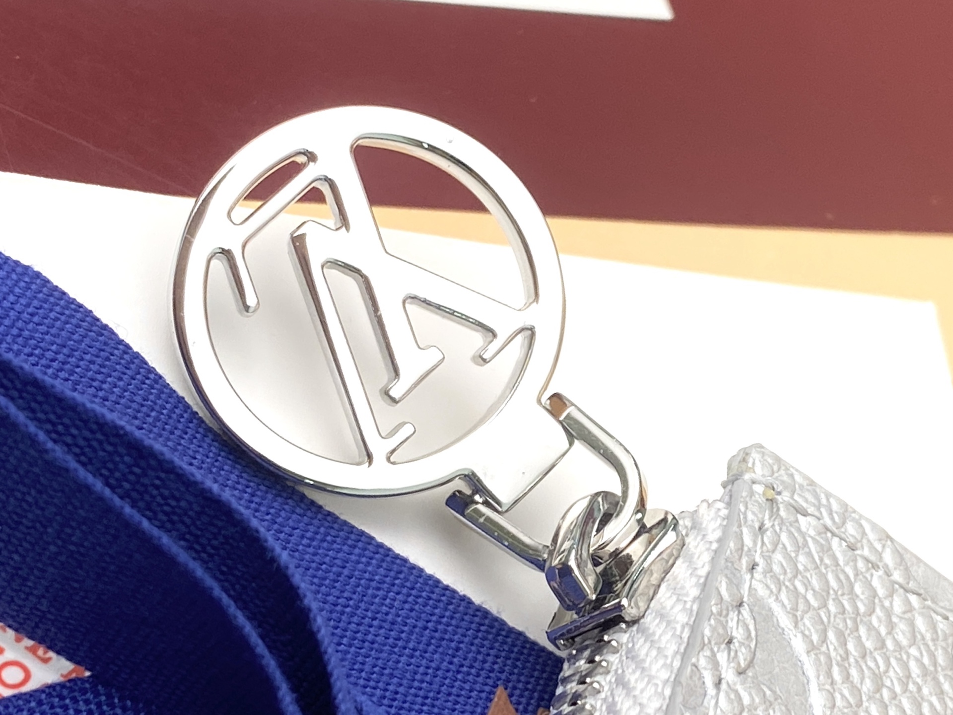 [TOP] Louis Vuitton LV Romy Card Holder 12x8x0.8cm - Pearl Silver