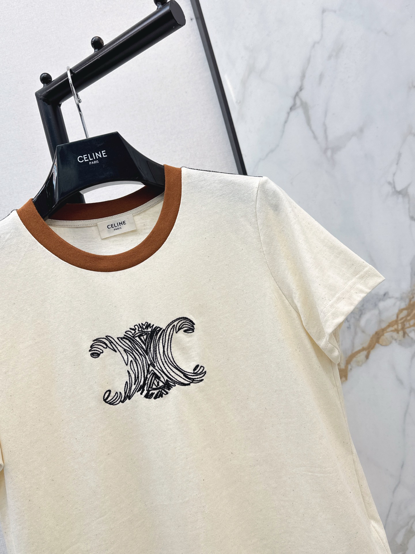 [TOP] CELINE T-shirt - Beige