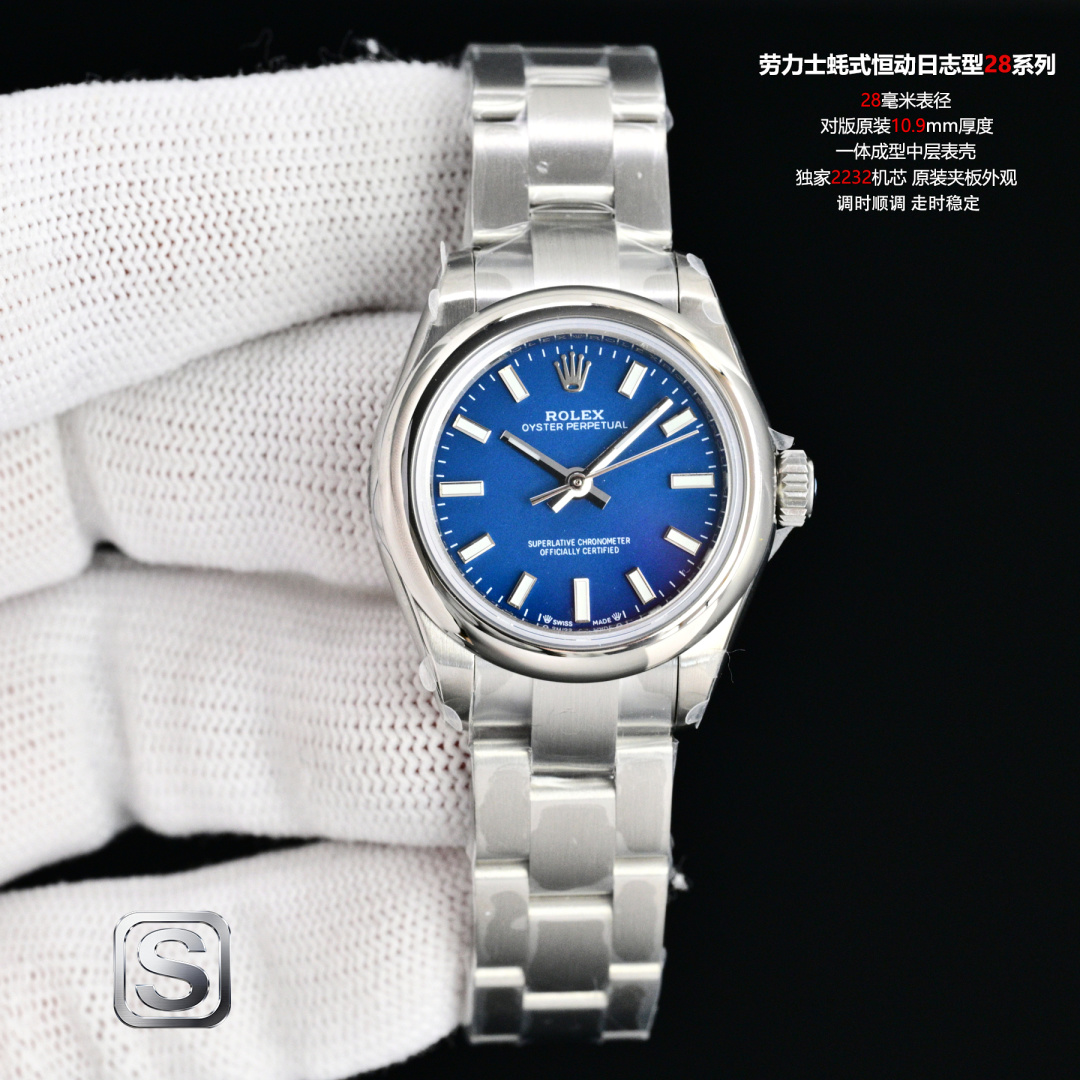 [TOP] ROLEX Watch 28mm - 3 Colors