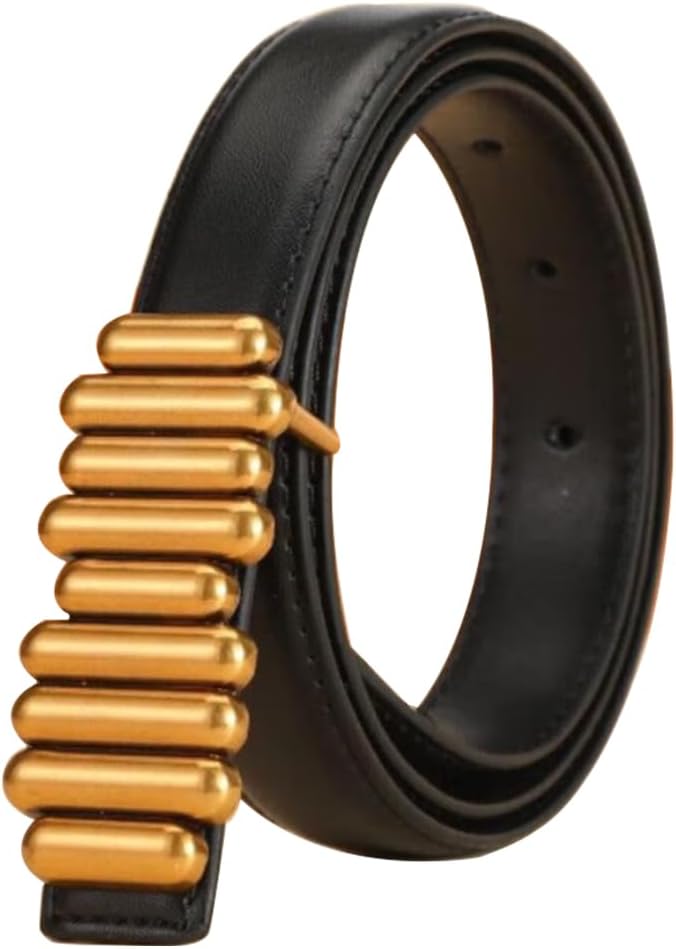 EOQIFJM Classics Leather Belt for Women Fashion Ladies Belts for Jeans Dress Pants