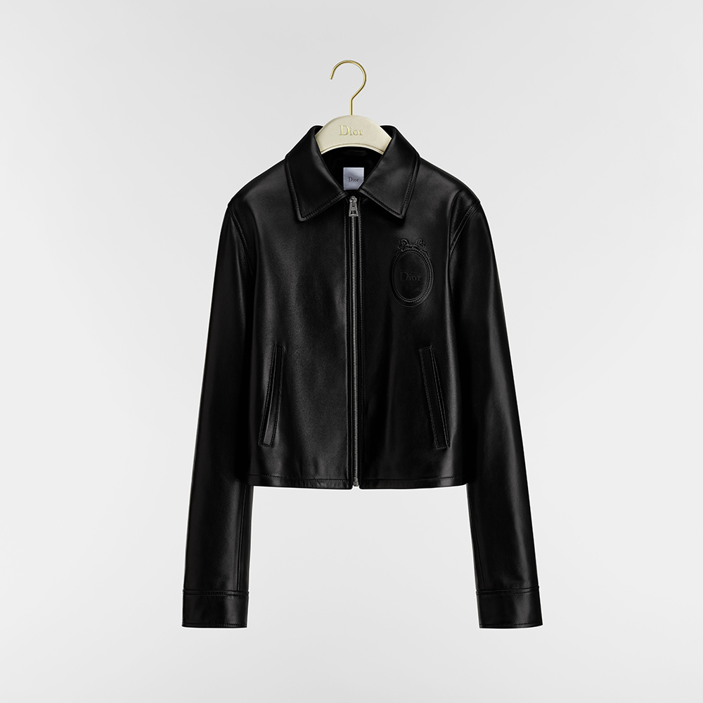 DIOR Dior Médaillon Jacket Black Lambskin #386331