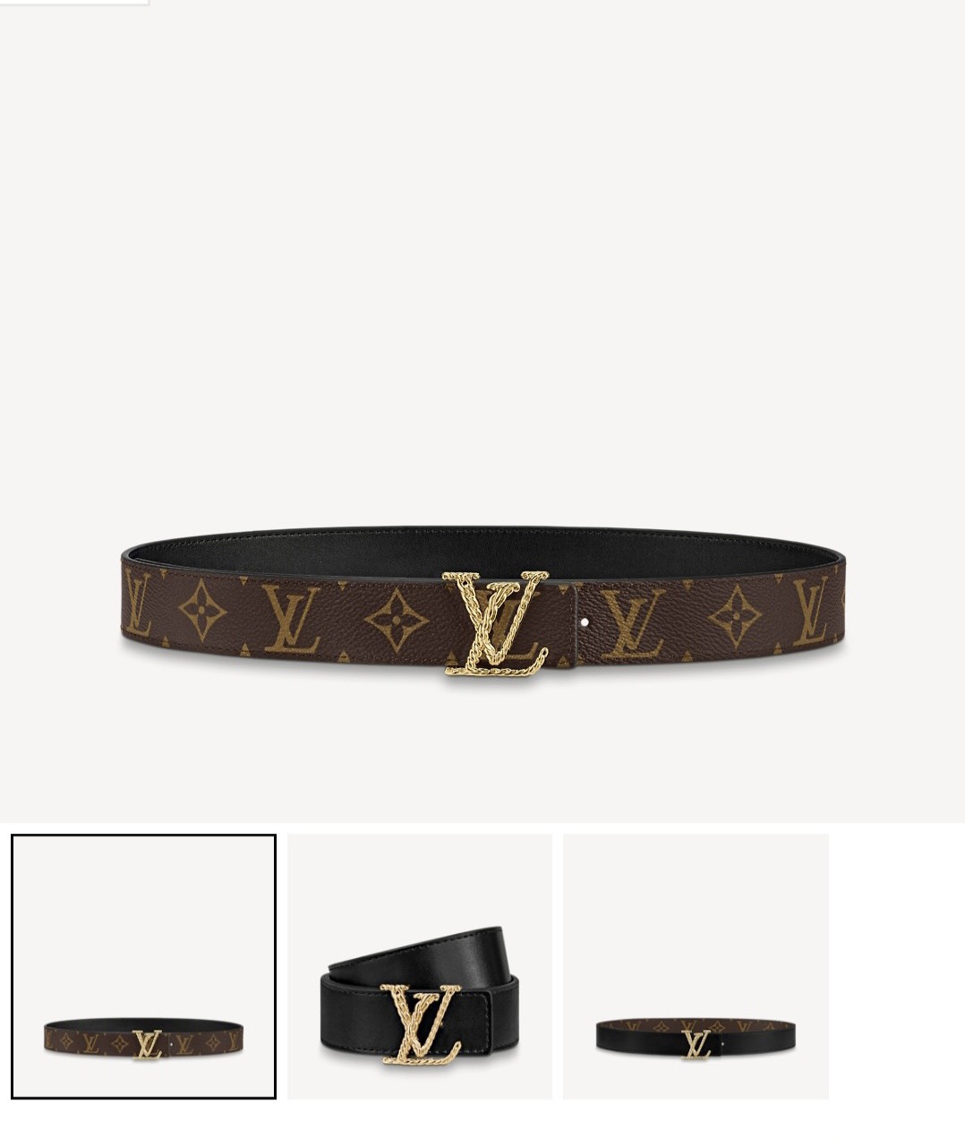 [TOP] Louis Vuitton LV Iconic Over The Knot Belt 3 cm - Brown - 711 Luxury