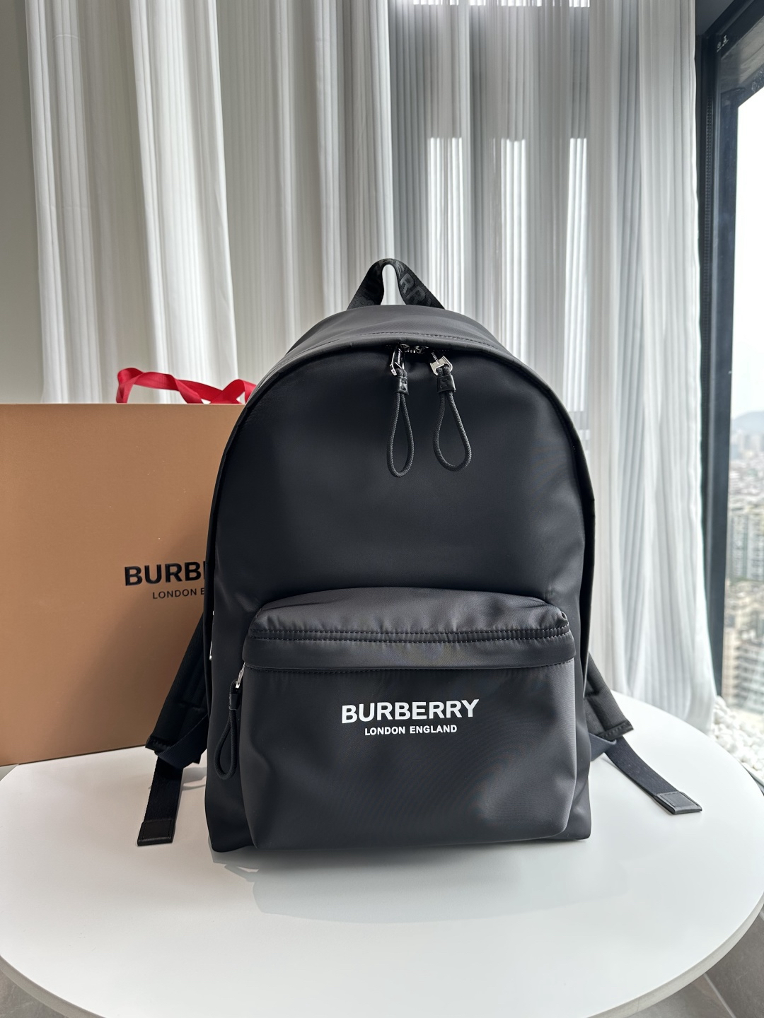 [TOP] BURBERRY Backpack 30.5x14.5x42.5cm - Black - 711 Luxury