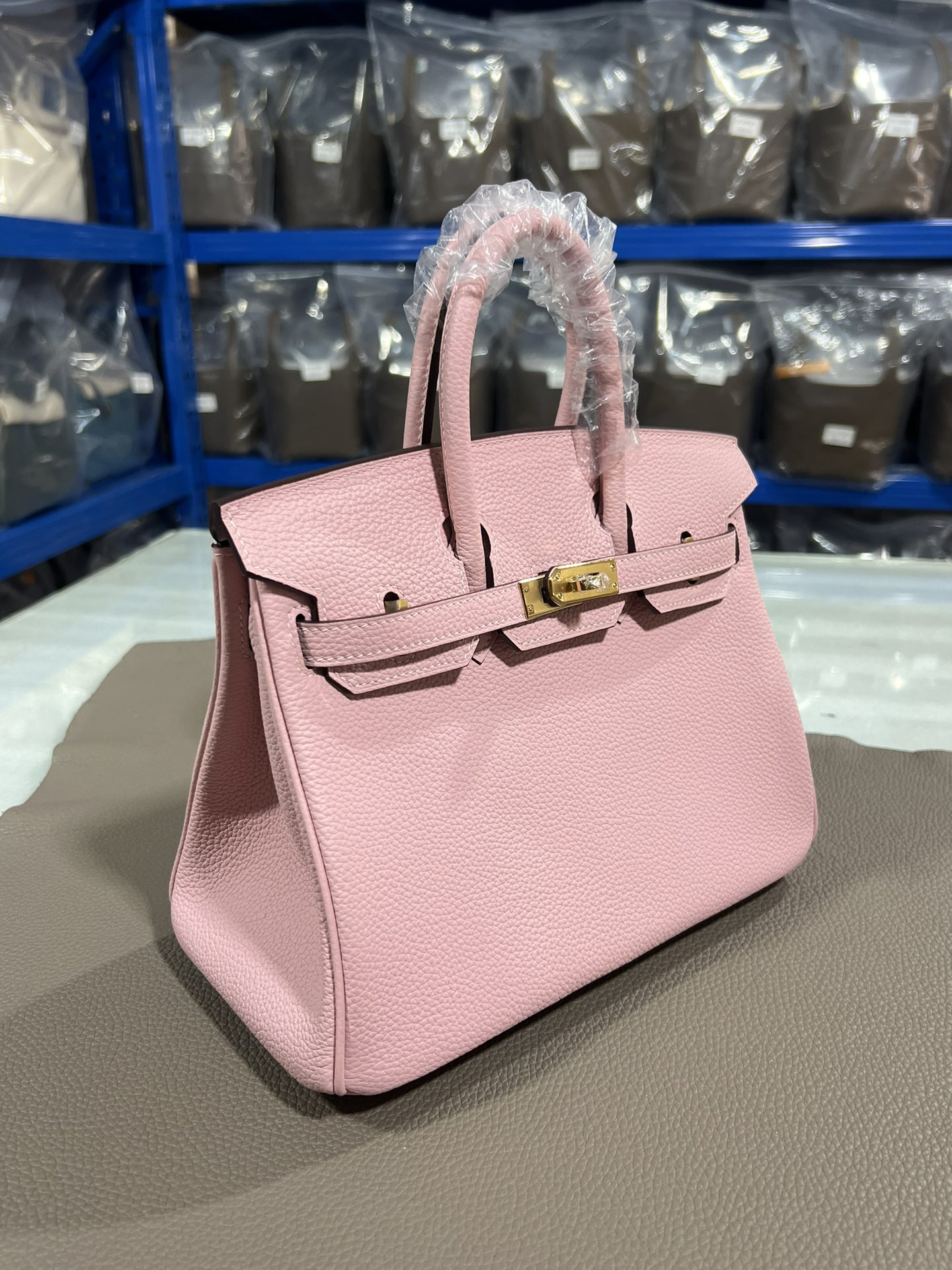 [TOP] HERMES Birkin Togo Leather 25cm - Rose Sakura & GHW