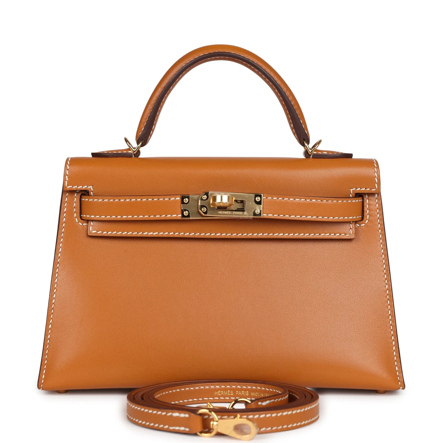 Hermes Kelly Sellier  Naturel Sable Butler Gold Hardware