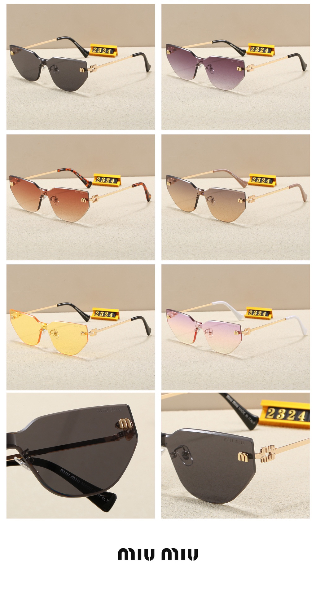 [TOP] Miu Miu Sunglasses - 6 Colors