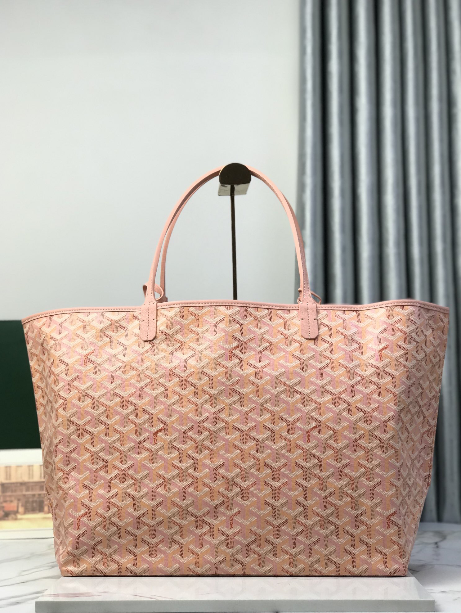 [TOP] Goyard Saint Louis Bag 40-20-32 CM - Pink - 711 Luxury