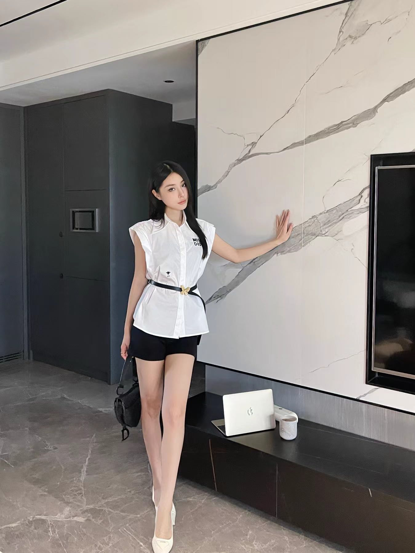 [TOP] Christian Dior  Shirt - White