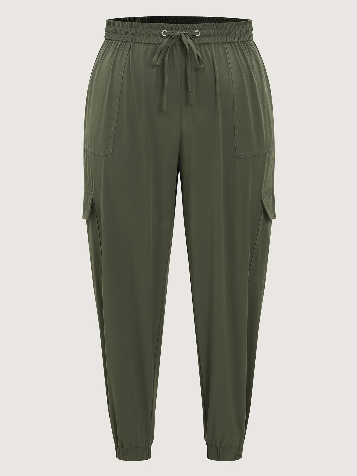 Elastic Waist Pocket Sweatpants