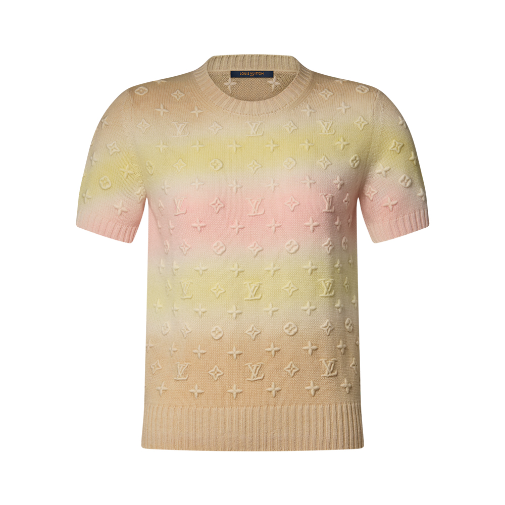 LOUIS VUITTON 3D Monogram Tie Dye Knit Top #383282