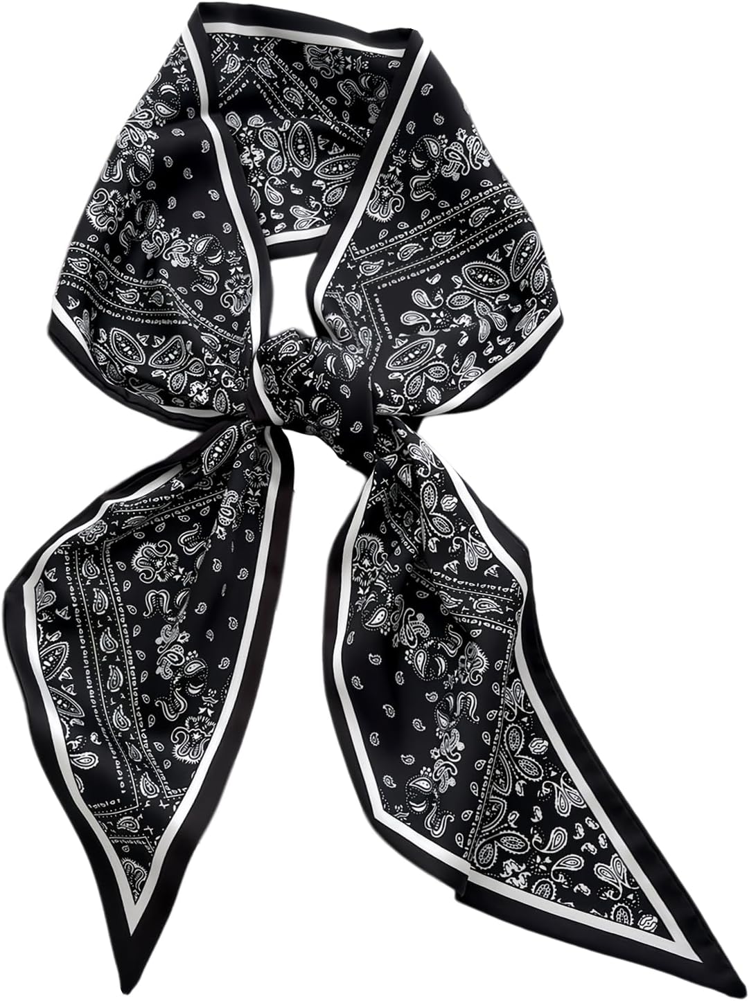 Fashion Scarf for Women - 58 Long Skinny Scarf Lightweight, Luxurious Silk Feeling for Neck, Hair, Purse & Belt Accessory