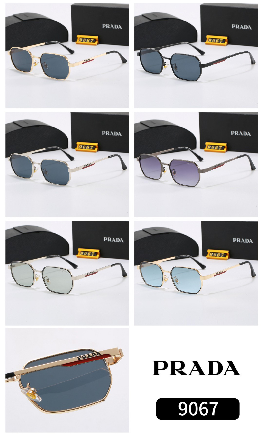 [TOP] PRADA Sunglasses - 6 Colors - 711 Luxury