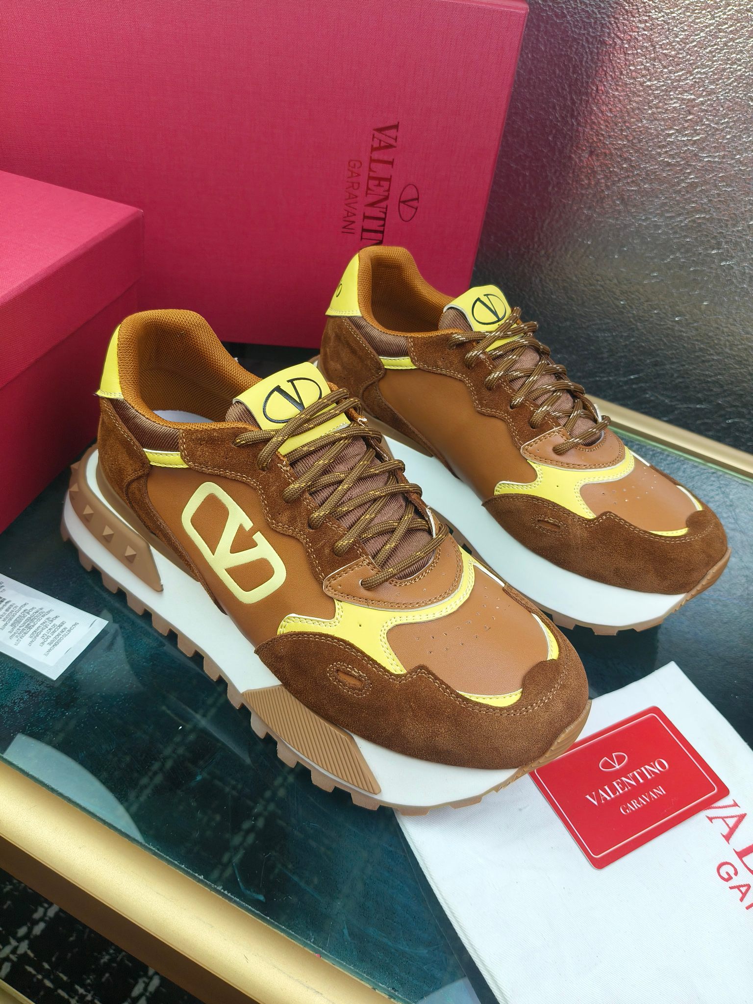 [TOP] VALENTINO Casual Shoes - Brown - 711 Luxury