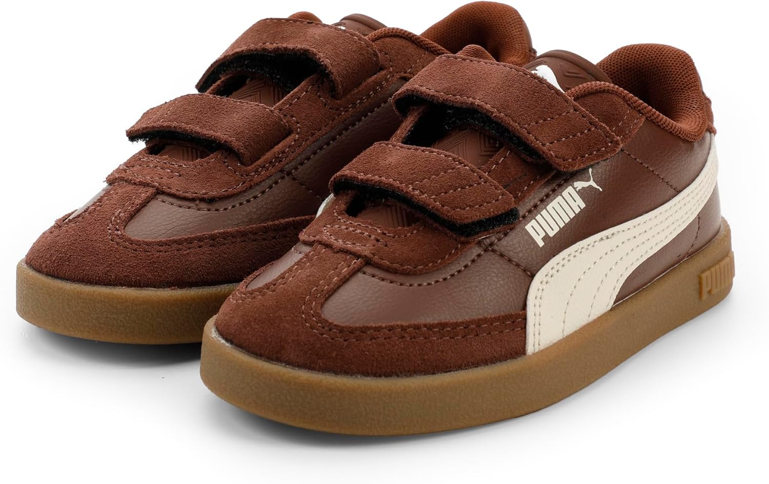PUMA Kids Boys Club Ii Era Lace Up Sneakers Shoes Casual - White