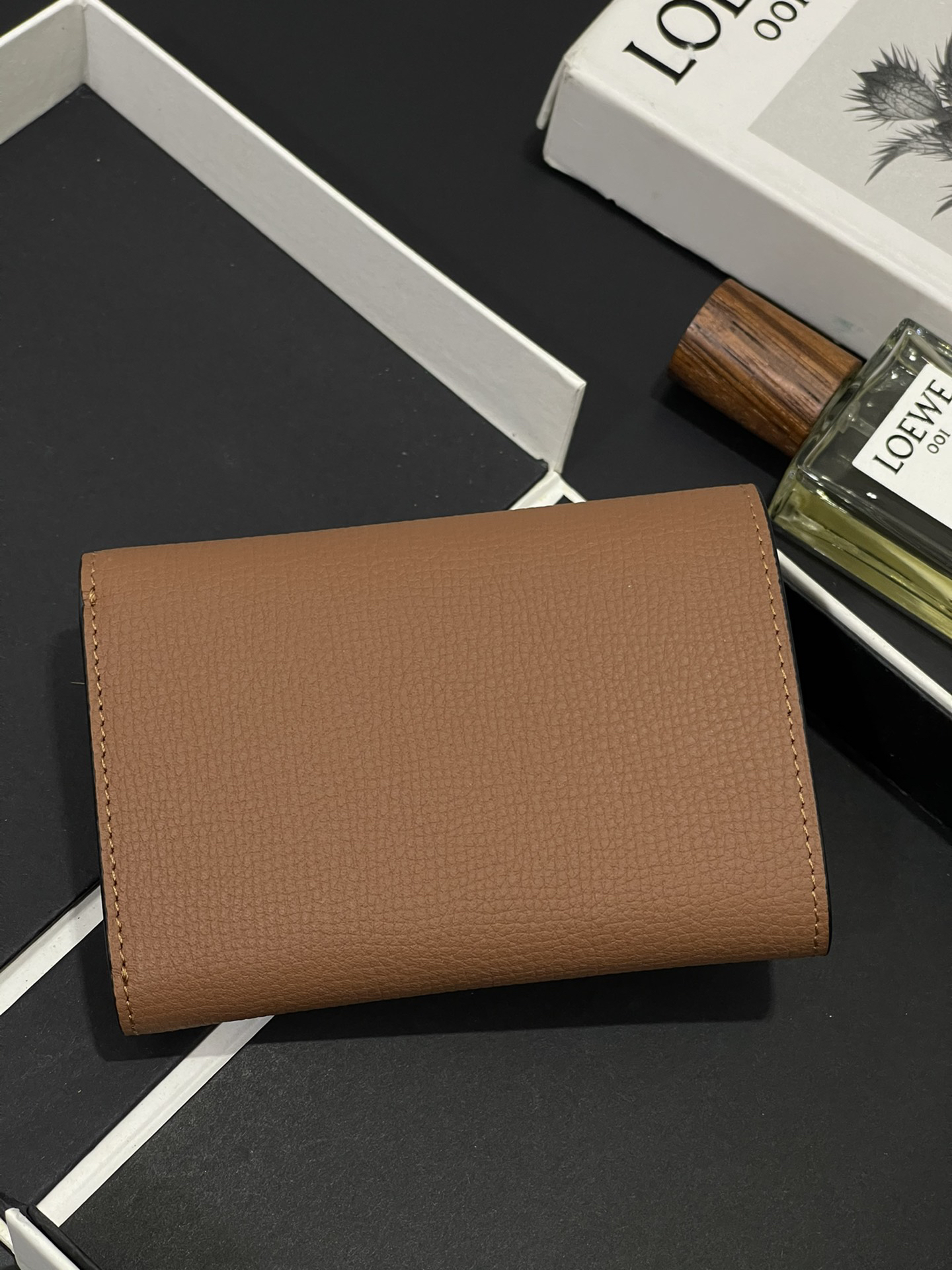 [TOP] LOEWE  Wallet 11.8*8 cm - Brown - 711 Luxury