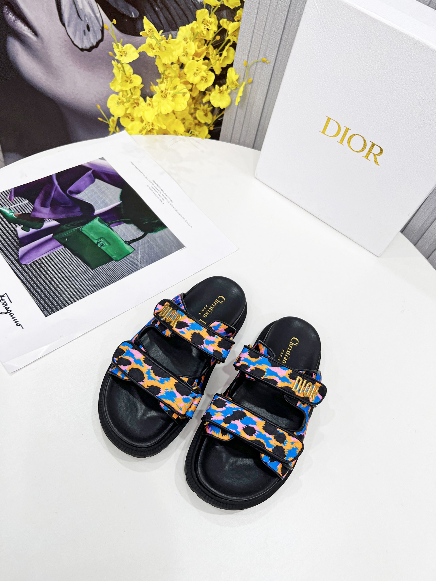 [TOP] Christian Dior Sandals - Black - 711 Luxury