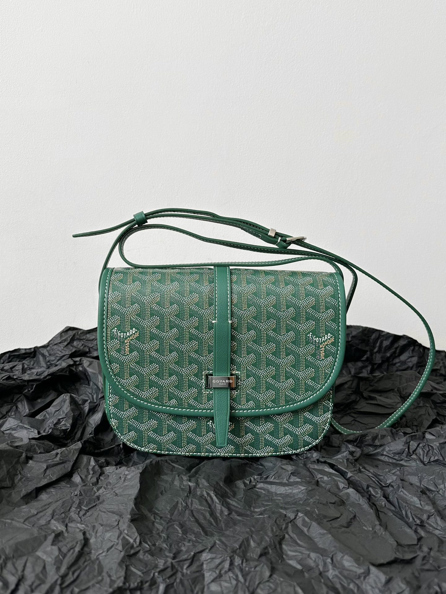 [TOP] Goyard Saddle Bag 22×16×7cm - Green - 711 Luxury