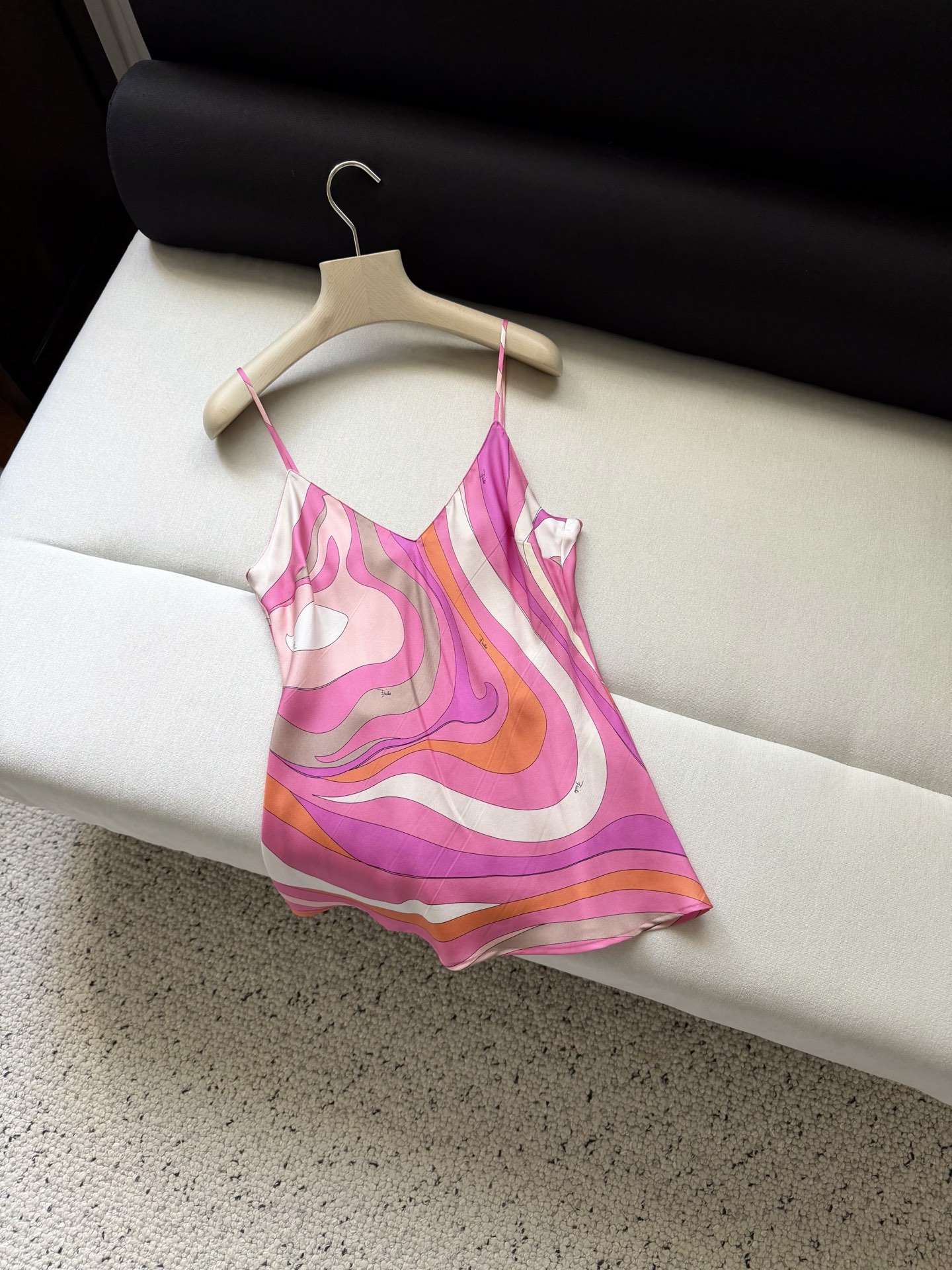 PUCCI OCCHI PRINT SILK TOP SHORT #388672