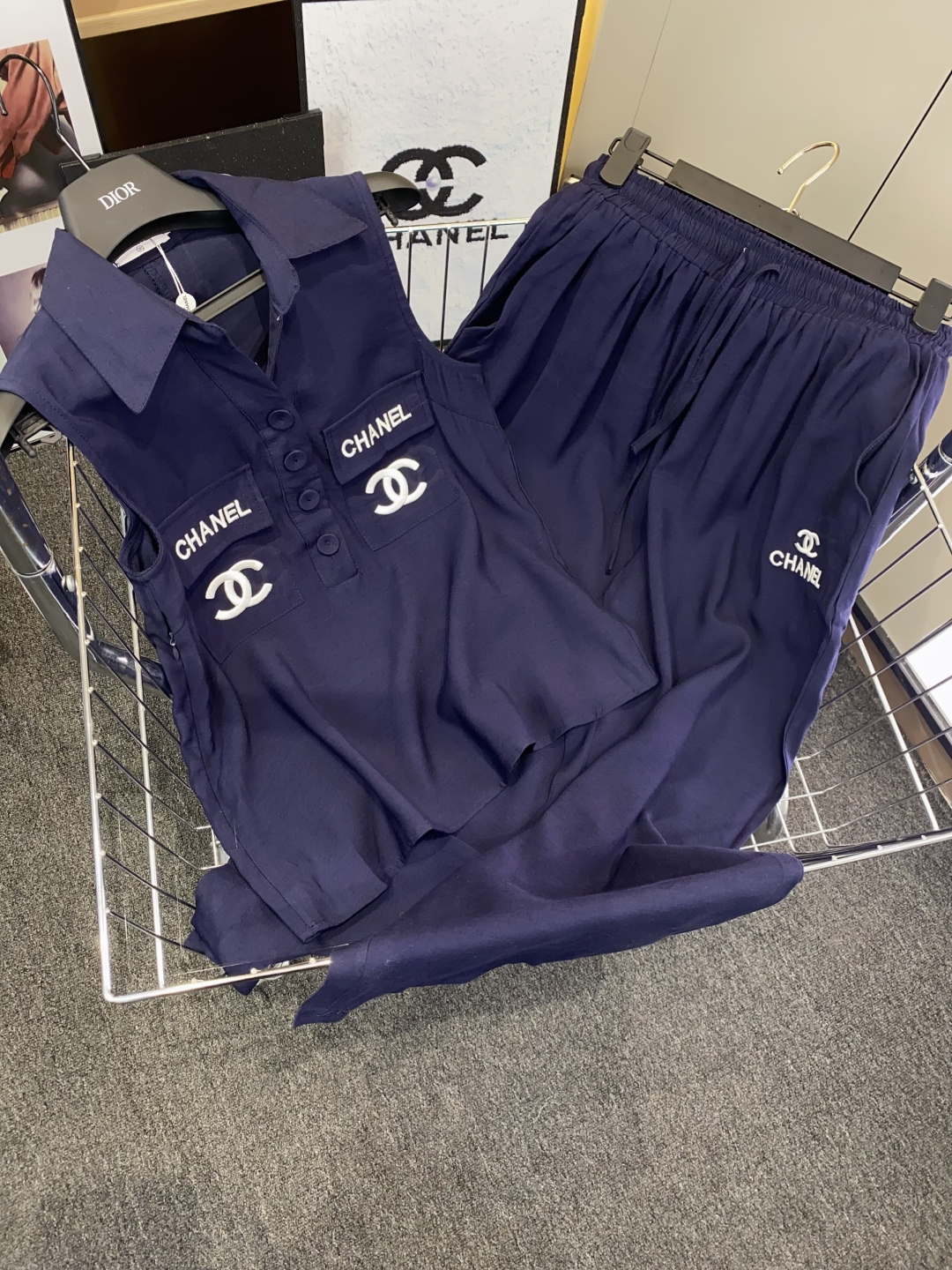 [TOP] CHANEL Suit -Blue